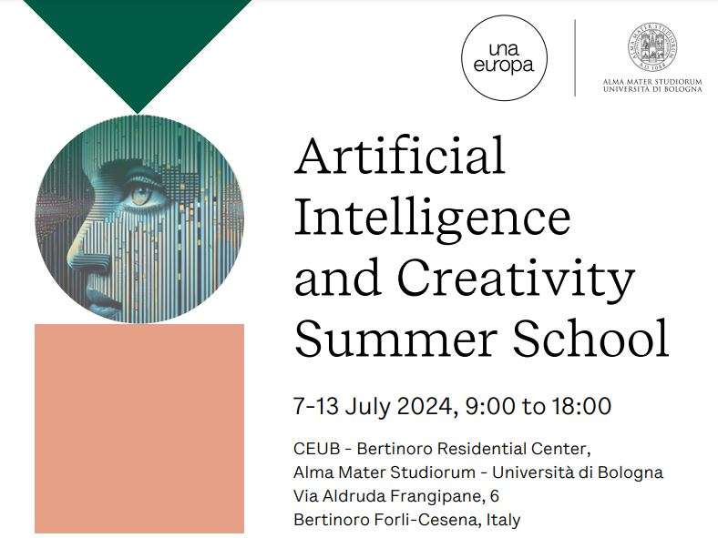 “Artificial Intelligence & Creativity”. Bolonia, Italia / 7 al 13 de julio